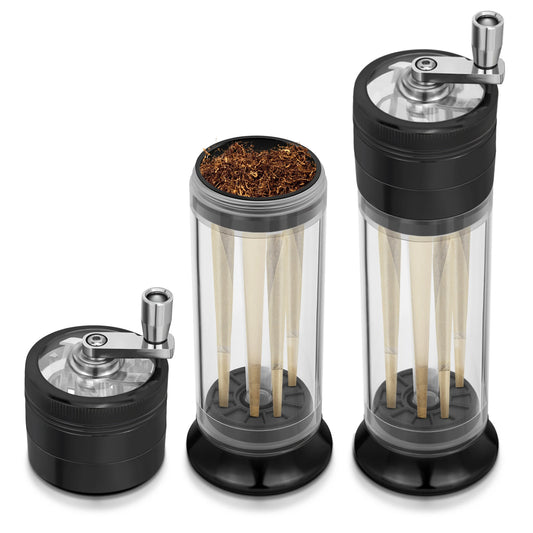 50mm 4-Layer Roller Manuelle Aluminium Grinder - Cannabiothek