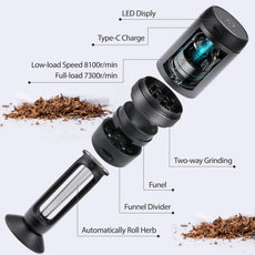 TurboFill 110 High-Speed Elektrischer Grinder & Stopfer - Cannabiothek