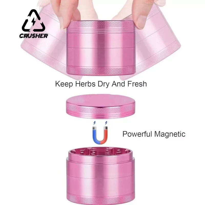 CRUSHER 40mm 4-Layer Aluminium Grind - Cannabiothek