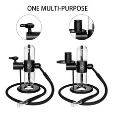 Glas Gravity Hookah Set Schale & 360° Rotierender - Cannabiothek
