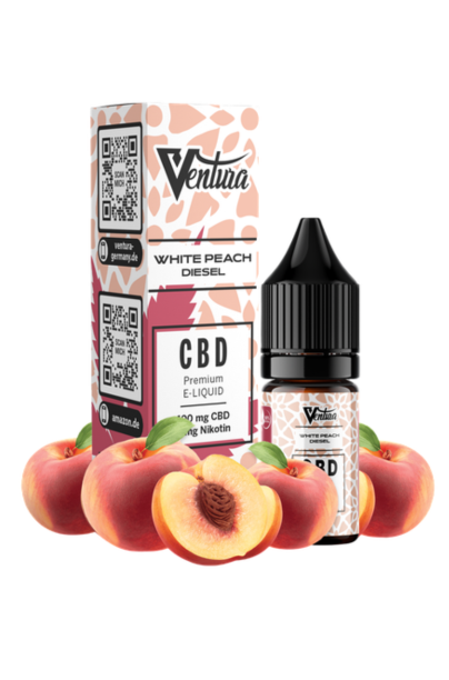 Ventura E-Liquid White Peach Diesel 600mg