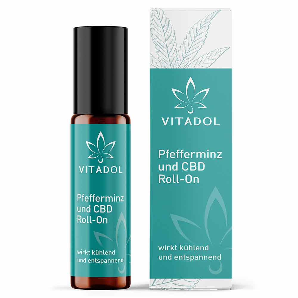 Vitadol Pfefferminz & CBD Kopf Roll-On  10 ml - Cannabiothek