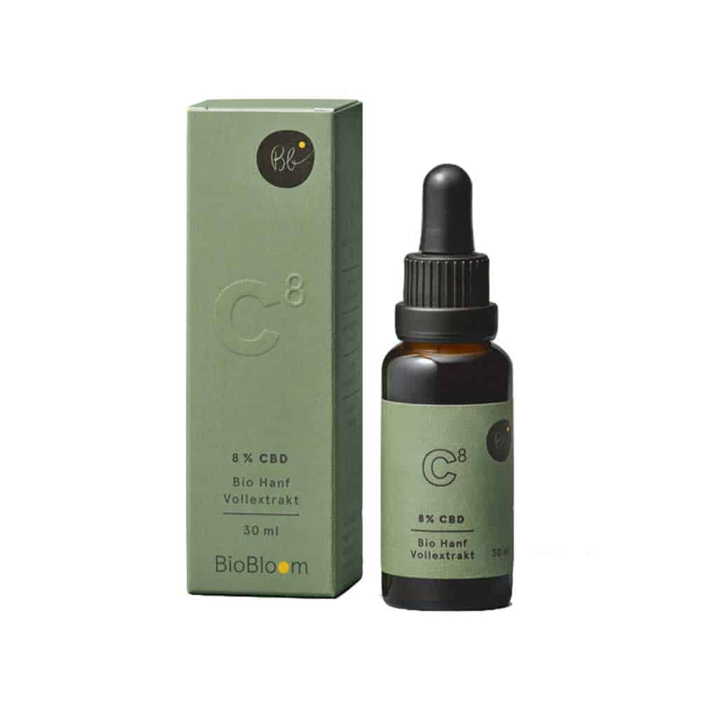 BioBloom Bio CBD Öl  8% 30ml - Cannabiothek