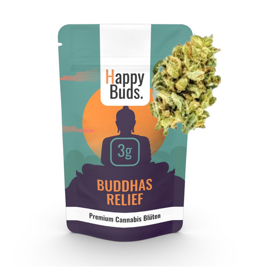 HappyBuds Buddha’s Relief Blüten 15% 3g