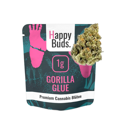 HappyBuds Gorilla Glue Blüten 20% 1g