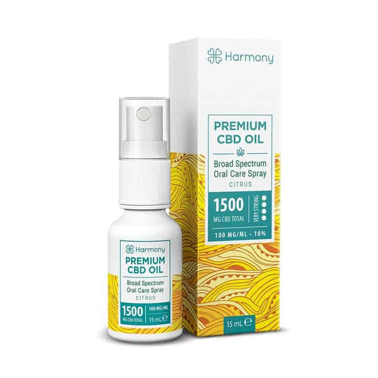 Harmony CBD Spray 10% Citrus 15ml - Cannabiothek