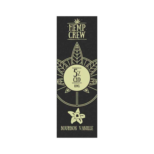 Hemp Crew - Bourbon Vanille - CBD Öl 10% - Cannabiothek