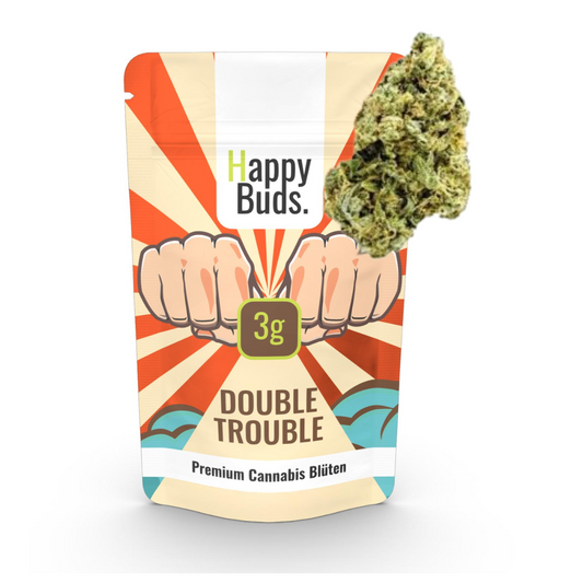 HappyBuds Double Trouble Blüten 20% 3g