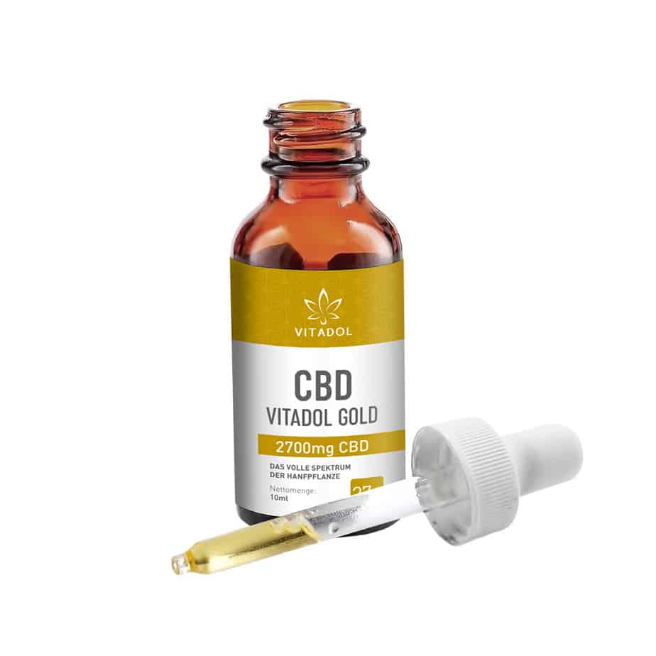 Vitadol Gold - Bio CBD Öl 27% 10ml - Cannabiothek