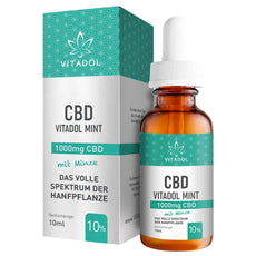 Vitadol Mint Bio CBD Öl 10% 10ml - Cannabiothek