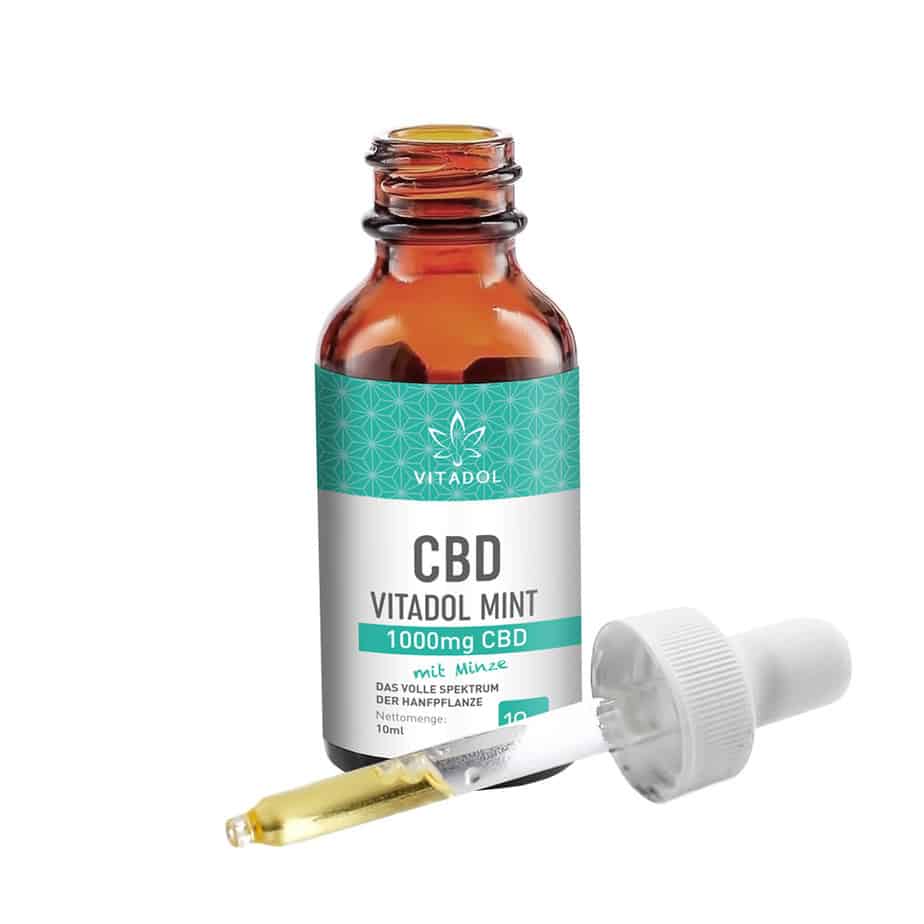 Vitadol Mint Bio CBD Öl 10% 10ml - Cannabiothek